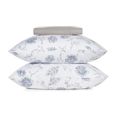 Jogo De Cama King 3 Peças Altenburg Malha Fio Penteado Celeste