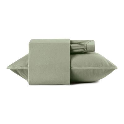 Jogo De Cama 3 Peças Solteiro Altenburg Malha Fio Penteado Verde Bond