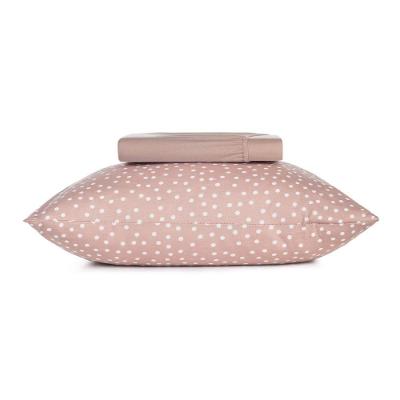 Jogo de Cama Solteiro King Bits 2 Peças Malha Fio Penteado Rosa Altenburg
