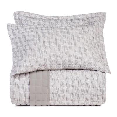 Jogo De Colcha Casal Altenburg Malha Fio Penteado Escala