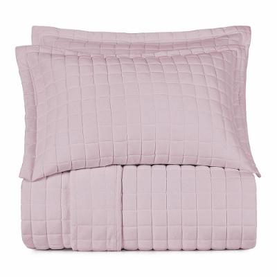 Jogo De Colcha Queen Altenburg Malha Fio Penteado Rosê Natural