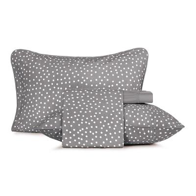 Jogo De Cama Casal Altenburg 4 Peças Malha Fio Penteado Bits Cinza