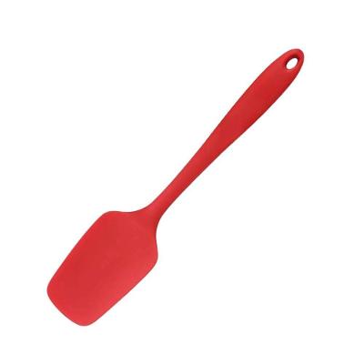 Espátula Pá De Silicone Vermelha 27cm Coberturas Fechada Com Suporte