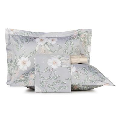 Jogo De Cama Queen 4 Peças Altenburg Cetim 300 Fios Florescência