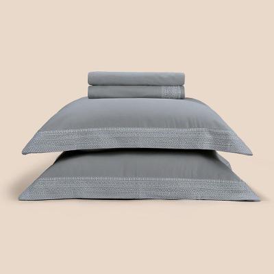 Jogo De Cama King 4 Peças Altenburg Haus Elementar Cinza Boho