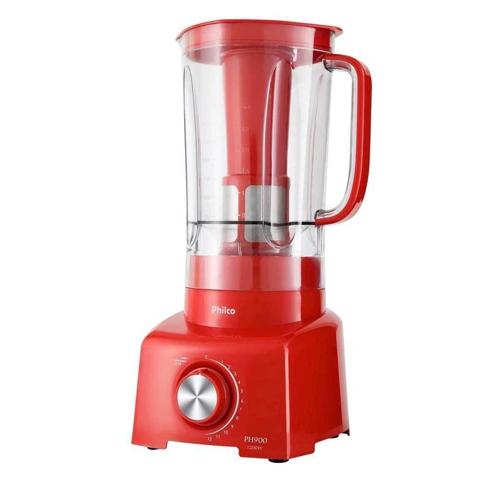Liquidificador Philco Ph900 C-12 Vel.-Jarra 3Lts Vermelho - 4