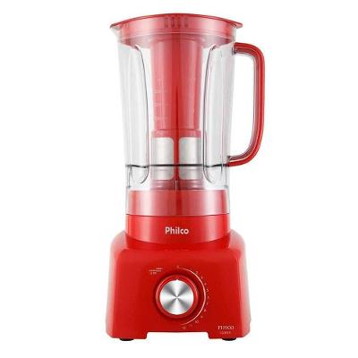 Liquidificador Philco PH900 1200W 3L com Filtro Integrado 12 Velocidades Vermelho 110V