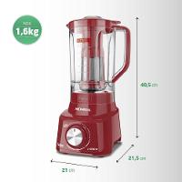 Liquidificador Mondial Turbo L-900 Fr 220V Vermelho - 2