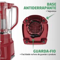 Liquidificador Mondial Turbo L-900 Fr 220V Vermelho - 3