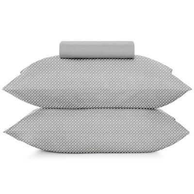 Jogo De Cama Simples Casal 3 Peças Toque Acetinado Slim Cinza