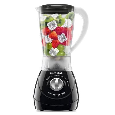 Liquidificador Mondial L550-b Easy Power 550W 1,5L com Autolimpeza Preto 110V