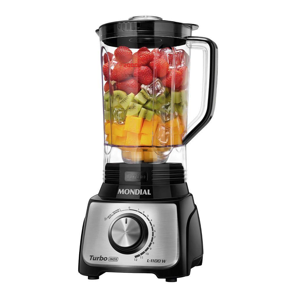 Liquidificador Mondial Turbo Inox 3l L-1100-bi Liquidificador L-1100-bi 220v/60hz . - 1
