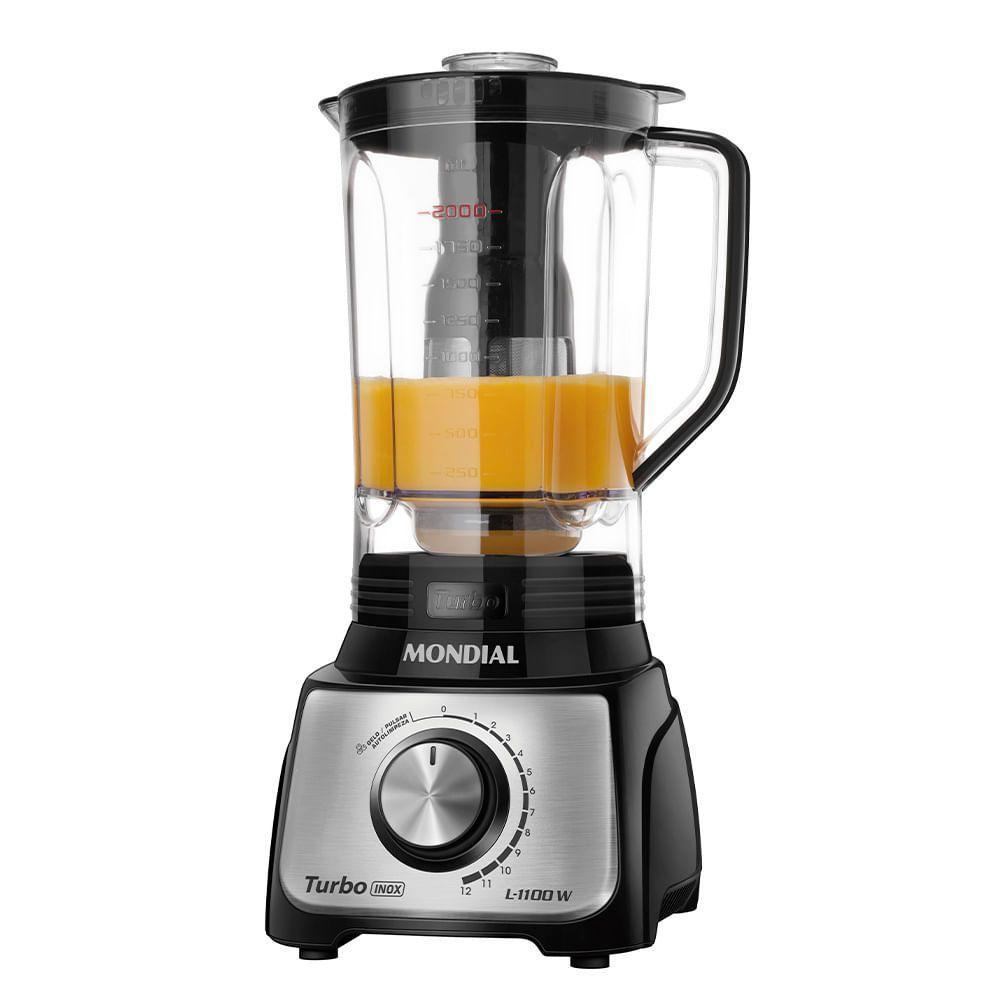 Liquidificador Mondial Turbo Inox 3l L-1100-bi Liquidificador L-1100-bi 220v/60hz . - 4