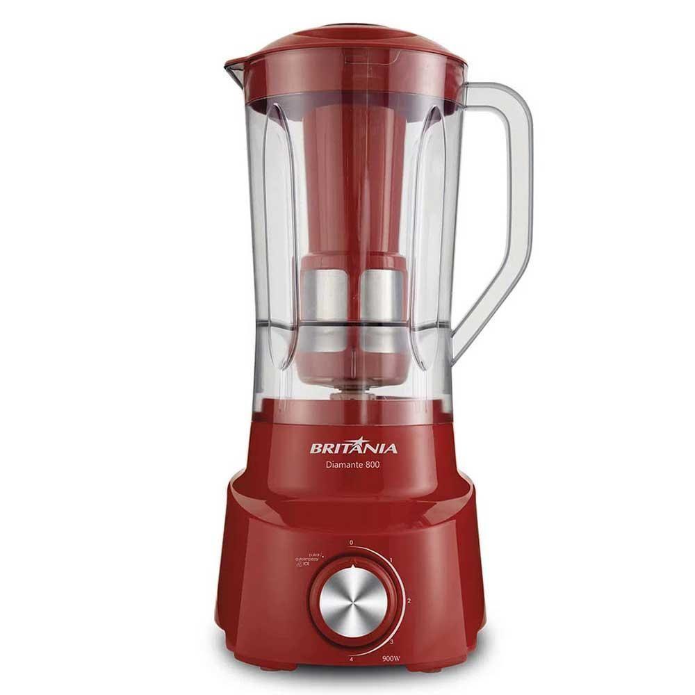 Liquidificador Britânia C-4 Vel.-Jarra 2,6Lts Vermelho - 3