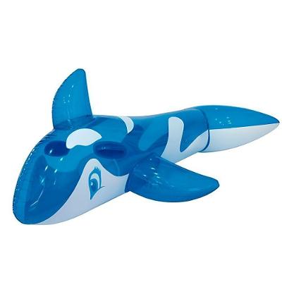 Boia Inflável Formato Baleia Azul Infantil Piscina - Grande, Segura E Divertida Para Crianças