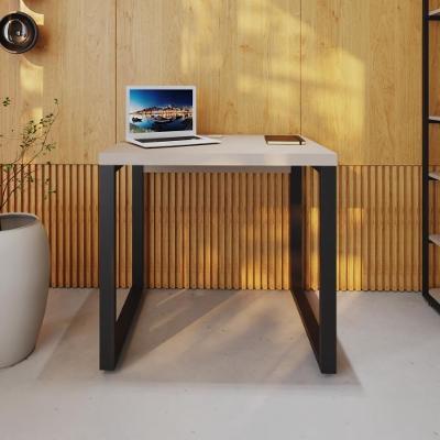 Mesa Operacional 80x60x75cm Yon - Off White-est.preta Off White-est.preta