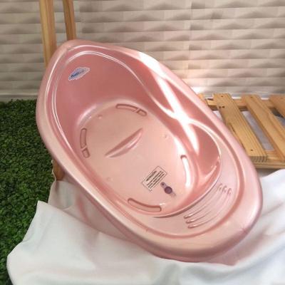 Banheira De Bebe 22l Resistente Infantil Menina Menino Design Anatômico Rosa + Saboneteira Rosa
