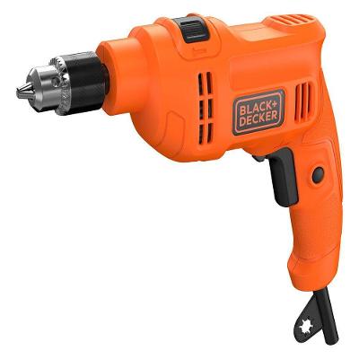 Furadeira De Impacto Bed7104500 3/8 450w Black E Decker Laranja Com Preto 220V