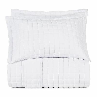 Jogo De Colcha King Altenburg Malha Fio Penteado Branco