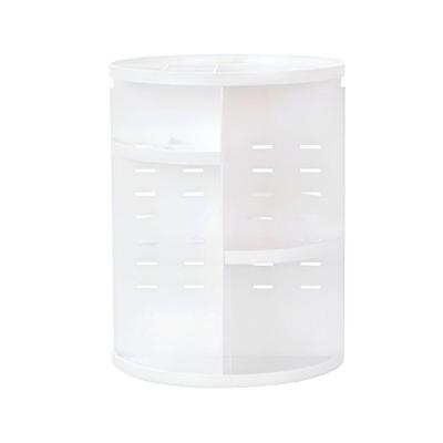 Organizador Porta Maquiagem Giratório 360° Ajustável Multifuncional - Branco