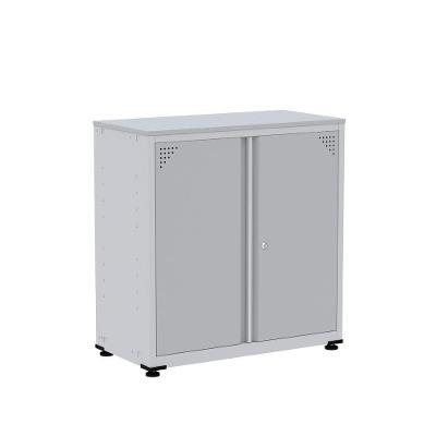 Armário De Aço Alto Para Escritório Linha Aço 842x800x400 - Ap406 Cinza