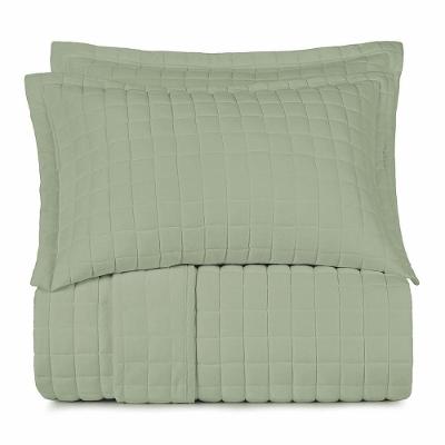 Jogo De Colcha King Altenburg Malha Fio Penteado Verde Bond