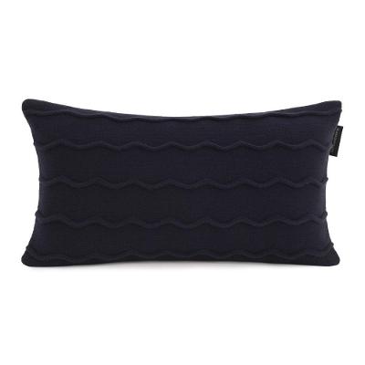 Almofada Tricô 30cm X 50cm Altenburg Serenité Azul Náutica