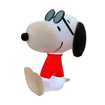 Luminária 3d Snoopy Joe Cool Luz Difusa Decoração Criativa