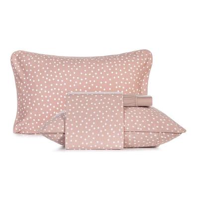 Jogo De Cama Casal 4 Peças Altenburg Malha Fio Penteado Bits Rosê