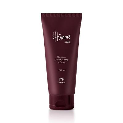 Shampoo Cabelo, Corpo E Barba Humor A Dois 100 Ml Natura