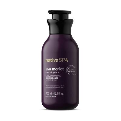 Loção Nutritiva Desodorante Corporal Nativa Spa Uva Merlot 400ml O Boticário