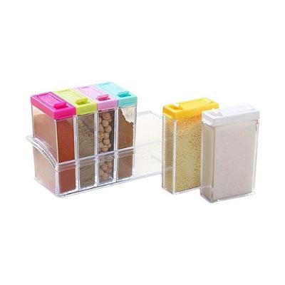 Organizador De Tempero Acrilico Porta Condimento Cozinha 7 Peças - Praticidade E Organização Na Cozinha