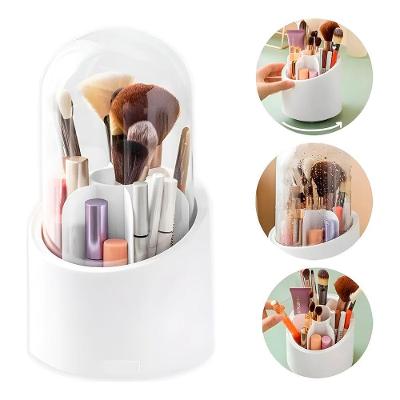 Porta Pincéis 360° Com 7 Compartimentos – Organização Prática E Elegante Para Cosméticos Pés Antiderrapantes