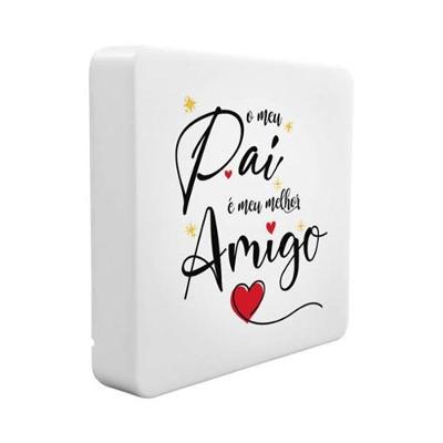 Luminária Box Slim O Meu Pai Usb