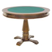 Mesa de Jogos 4 Lugares Tampo Reversível Gavetas - 1