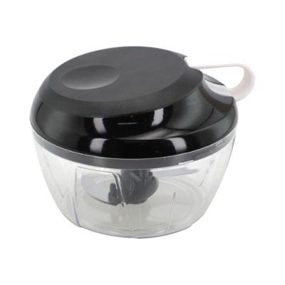 Mini Triturador Processador De Alimentos Manual 500 Ml Preto