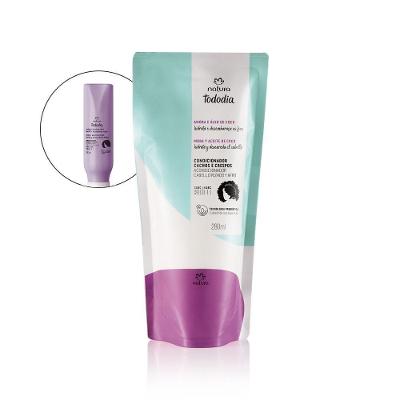 Refil Condicionador Cachos E Crespos Tododia Amora E óleo De Coco 280 Ml