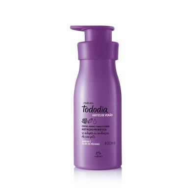 Creme Sorbet Desodorante Nutritivo Para O Corpo Tododia Amora E Flor De Pêssego 400 Ml Natura