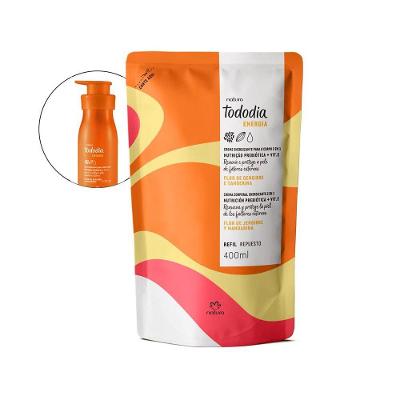 Refil Creme Energizante Corporal 2 Em 1 Tododia Energia 400 Ml Natura