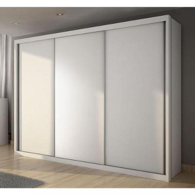 Guarda Roupa Casal 3 Portas 6 Gavetas - Paradizzo Gold-branco - Móveis Novo Horizonte