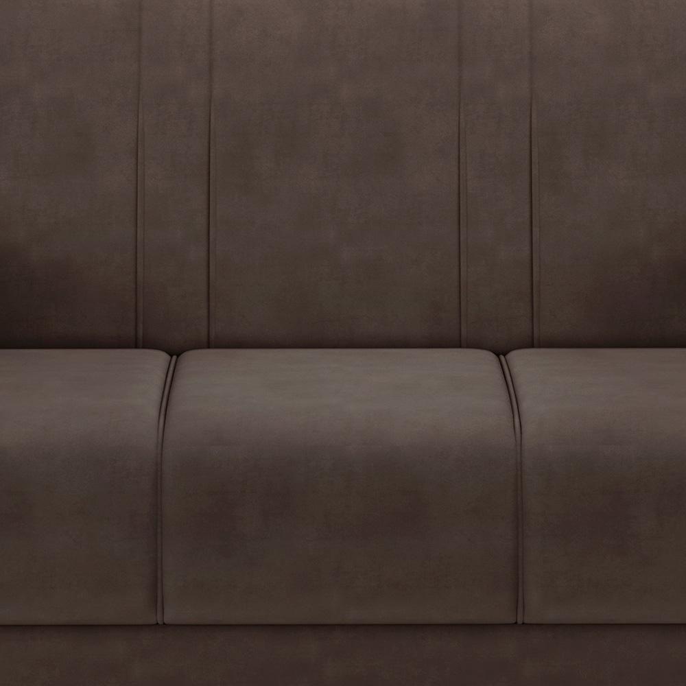 Conjunto De Sofá 2 E 3 Lugares Turim Besthouse Marrom - 3