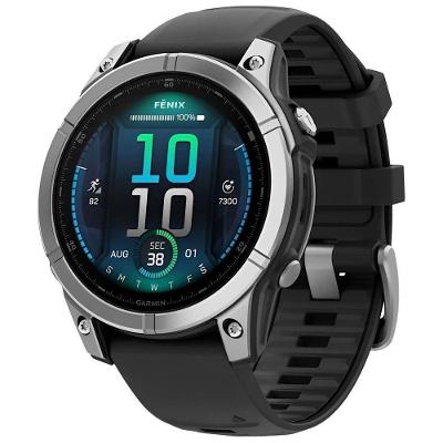 Relgio Smartwatch Garmin Fenix E Amoled - Preto - Cinza 010-03025-00