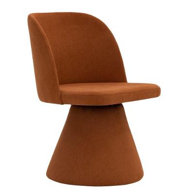 Cadeira De Jantar Liz Base Fixa Linho Terracota - Nexta Casa