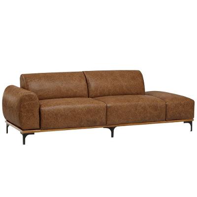 Sofá Living Unne 3 Lugares 180cm Terminal Esq. Corano Caramelo - Nexta Casa