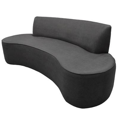 Sofá 03 Lugares 180cm Mônaco Corano Cinza - Nexta Casa