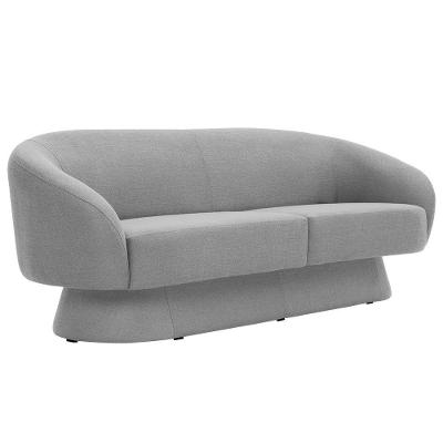 Sofá Sala De Estar 03 Lugares 180cm Liz Linho Cinza - Nexta Casa