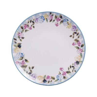Prato Raso Tramontina Aura Porcelana Decorada 25cm Tramontina
