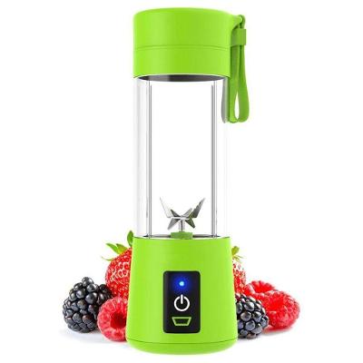 Mini Mixer Juice 320Ml Usb 6 Lâminas Verde