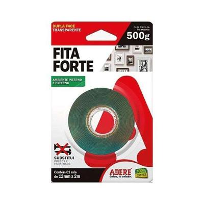 Fita Dupla Face Forte 12mm X 2 Metros - Fixação Para Quadros E Decoração