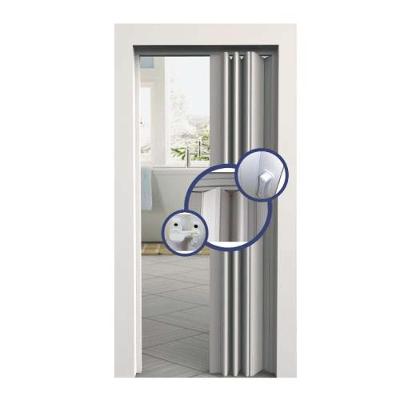 Porta Sanfonada 60cm Bege Vitesse - Divisória De Ambientes Leve E Prática